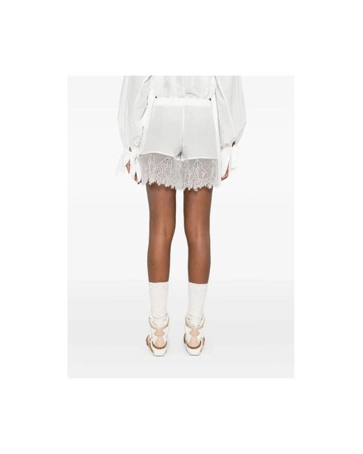 Ann Demeulemeester Casual Shorts in het White