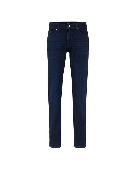 Boss Elegante jeans mit mittlerer bundhöhe in Blue für Herren