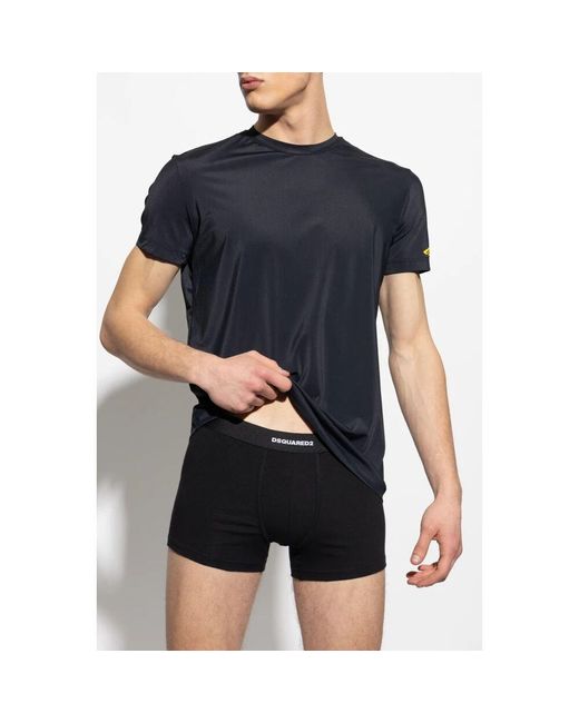 DSquared² T-shirt mit logo in Blue für Herren