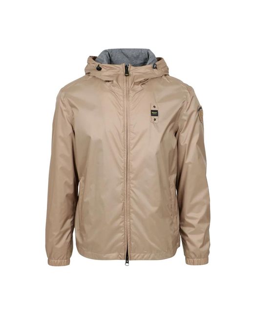 Rain Jackets Blauer pour homme en coloris Natural