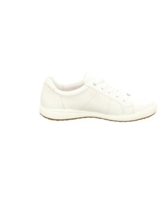 Josef Seibel White Weiße Damen Schnürschuhe Für Komfort