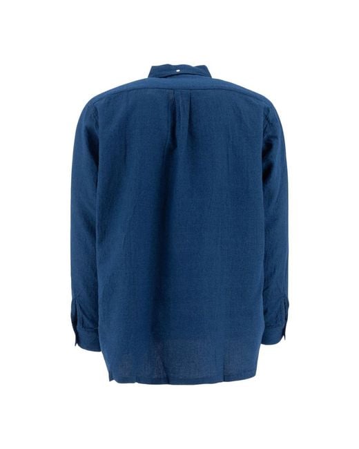 Beams Plus Blue Casual Shirts for men