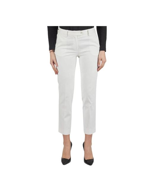 Kiton Blue Cropped Trousers