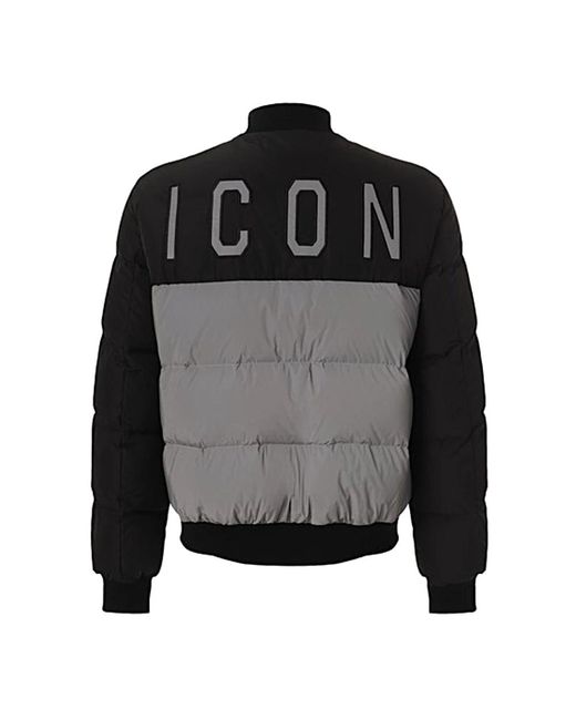 DSquared² Black Winter Jackets for men