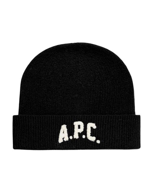 Beanies A.P.C. de color Black