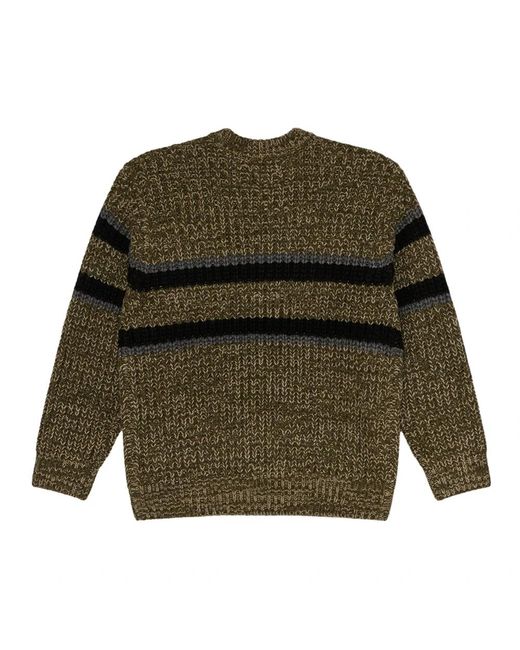 Obey Crewneck Pullover in het Green voor heren