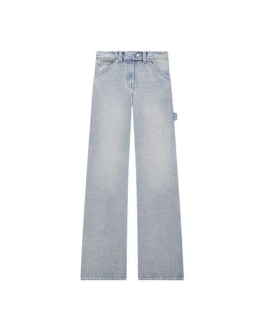 Courreges Gray Wide Jeans