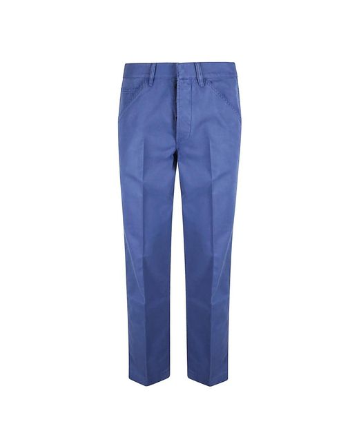 Tom Ford Blue Straight Trousers for men