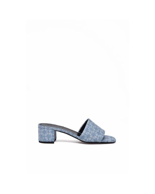 Givenchy Mules Van Denim in het Blue