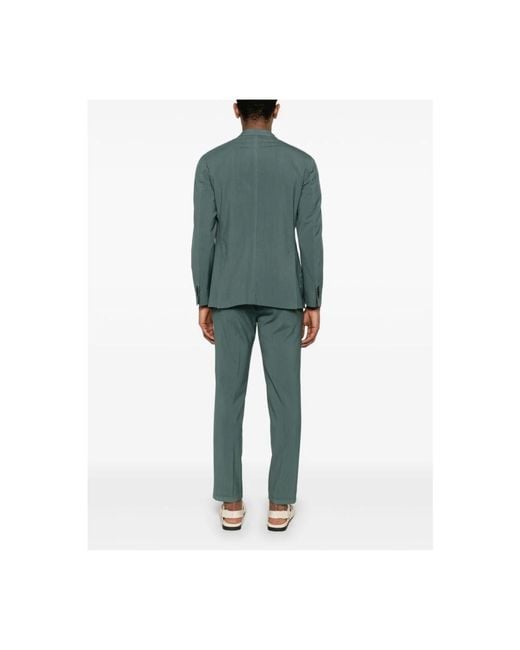 Boglioli Kostuums ,Groen ,Wol Groene Double-Breasted Jurk Met Rits in het Green voor heren