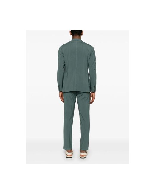 Boglioli Kostuums ,Groen ,Wol Groene Double-Breasted Jurk Met Rits in het Green voor heren