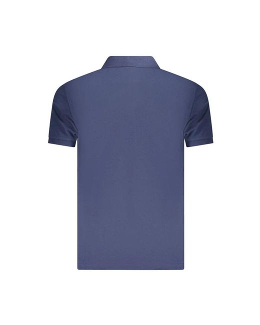 Fila Tops ,Blauw ,Katoen Blauw Katoenen Poloshirt Met Borduursel in het Blue voor heren