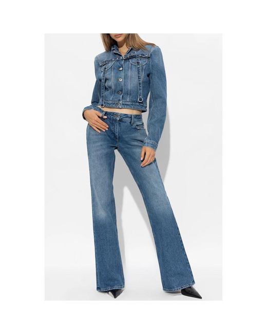Off-White c/o Virgil Abloh Jeans > Boot-cut Jeans in het Blue