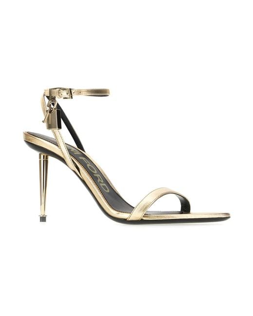 Tom Ford White High Heel Sandals