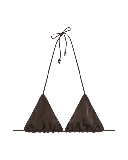 Jacquemus Badmode ,Bruin ,Le Haut De Plage Triangle in het Brown