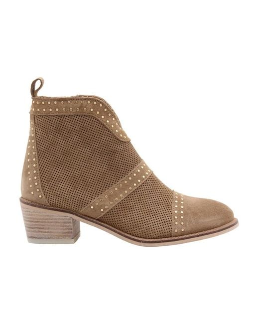 Alpe Brown Cowboy & Biker Boots