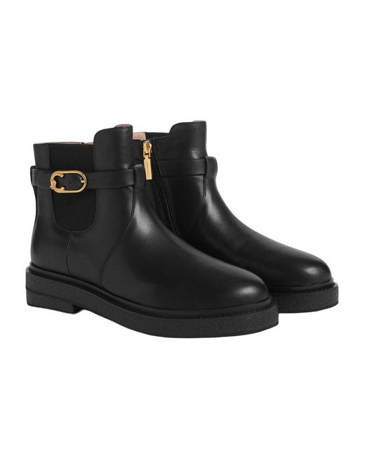 Coccinelle Black Chelsea Boots