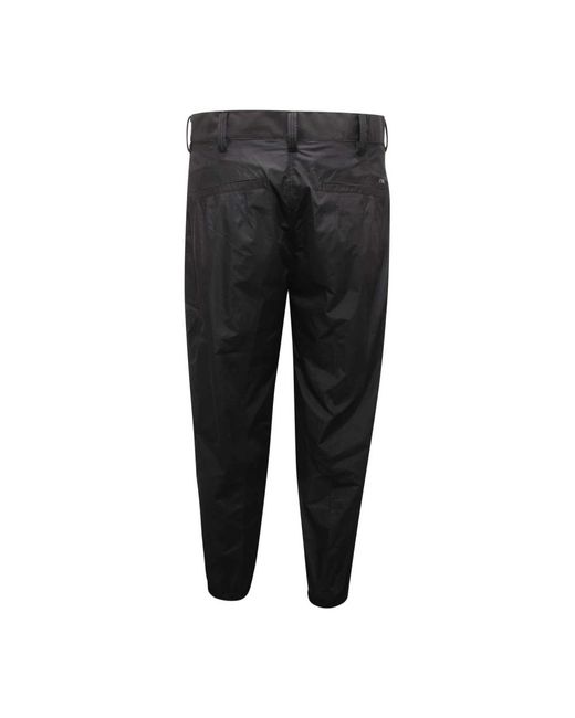 Armani Black Slim-Fit Trousers for men