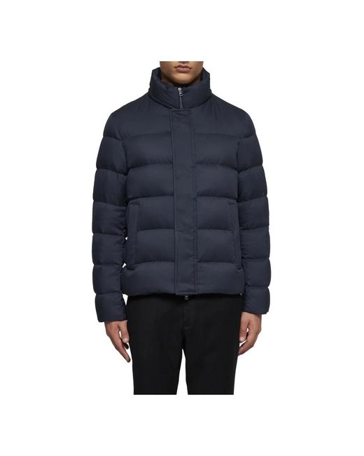 Herno Blue Winter Jackets for men