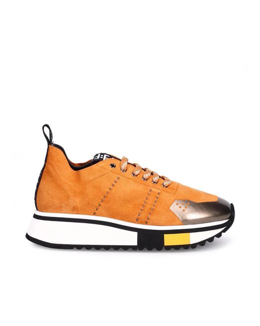 Fabi Orange Sneakers