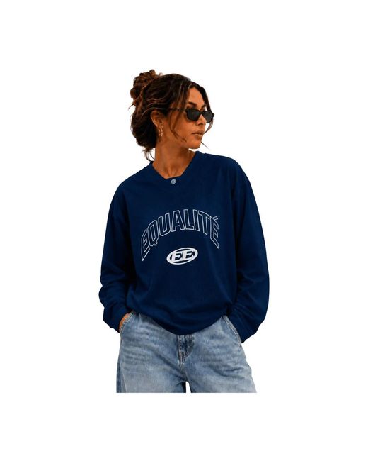 Equalite Senna Mesh Jersey Longsleeve in het Blue