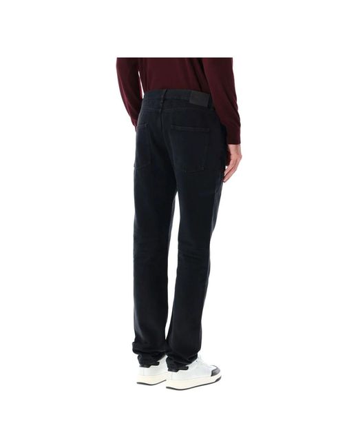 Saint Laurent Blue Straight Fit Jeans for men