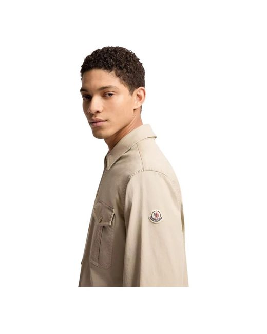 Moncler Natural Casual Shirts for men