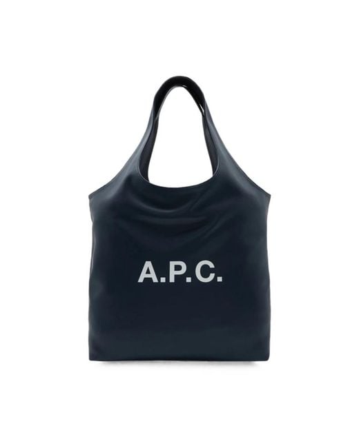 A.P.C. Blue Shopping Bags