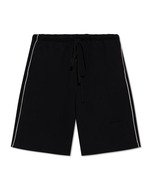 Fear Of God Shorts Met Geborduurd Logo in het Black voor heren