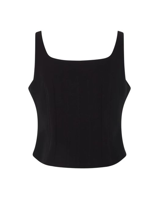 Tom Ford Black Sleeveless Tops