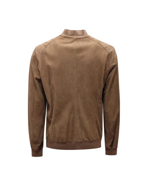 D'Aniello Ethan Wildlederjacke Made in Brown für Herren