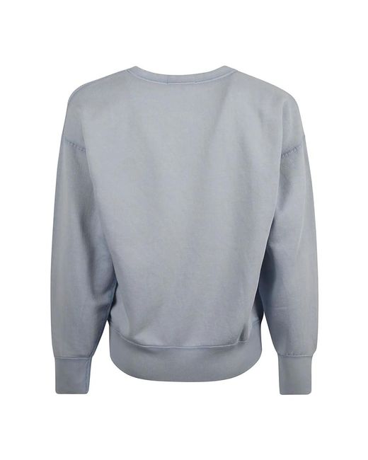 Ralph Lauren Blaues sweatshirt mit grafikdruck und crew neck in Gray für Herren