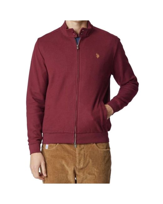U.S. POLO ASSN. Red Bomber Jackets for men