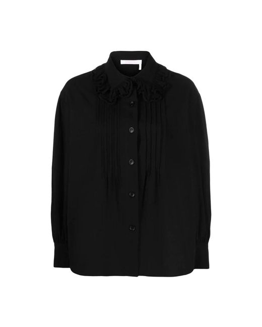 See By Chloé Black Shirts