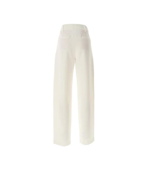 Trousers > slim-fit trousers Moschino en coloris White