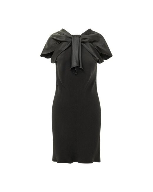 Alberta Ferretti Black Short Dresses