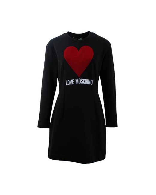 Love Moschino Black Knitted Dresses