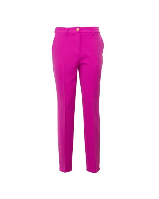 Slim-fit pantaloni new york di Nenette in Pink