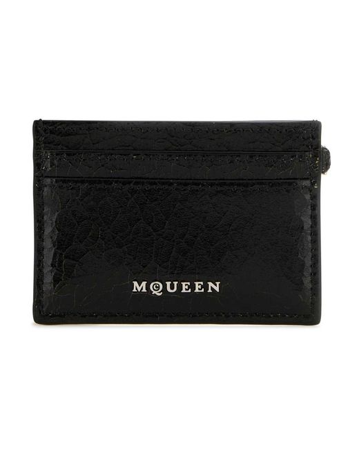 McQueen Black Wallets & Cardholders for men