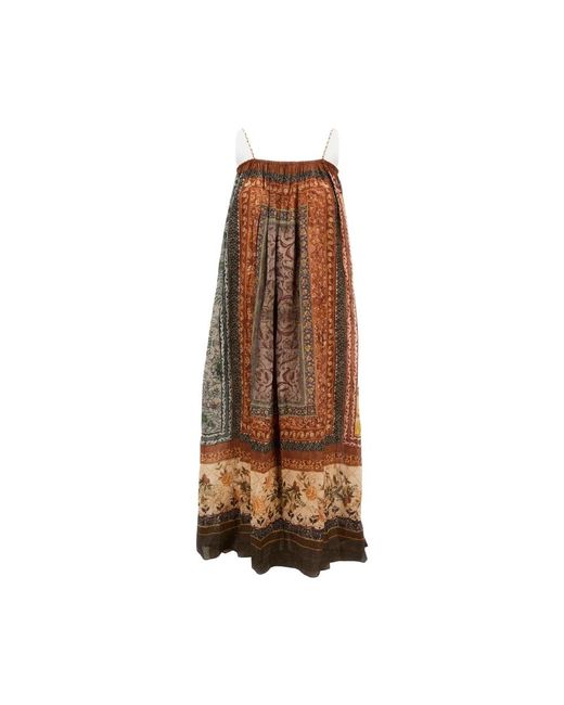 Into The East Brown Maxi Dresses