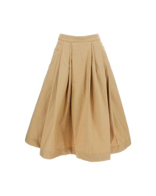 Casey Casey Natural Midi Skirts