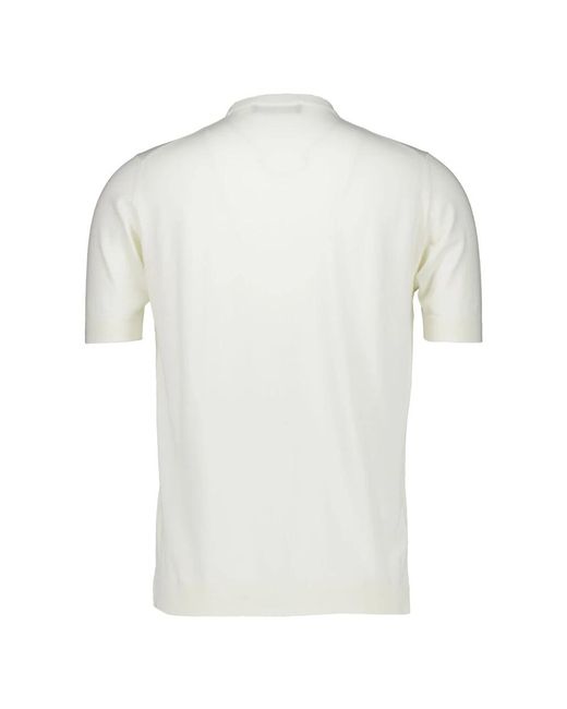 FILIPPO DE LAURENTIIS White Round-Neck Knitwear for men