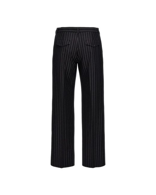 Off-White c/o Virgil Abloh Black Wide Trousers for men