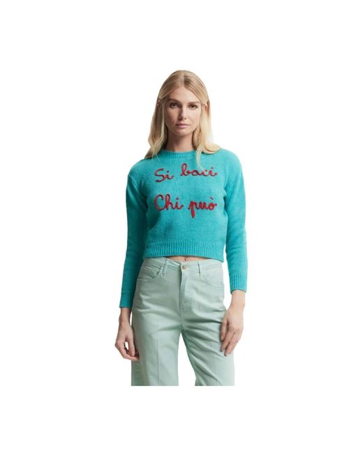 Kocca Blue Round-Neck Knitwear