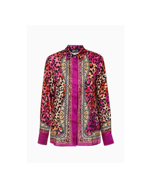 Just Cavalli Overhemden in het Pink