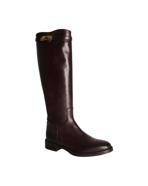 Sofia Len Brown Odil High Boots