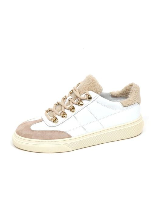 Hogan Metallic Sneakers