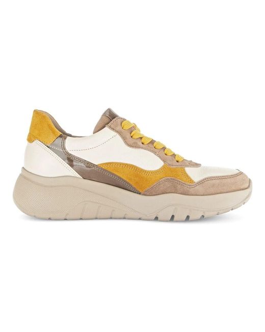Gabor Metallic Leather Low Sneaker Mix