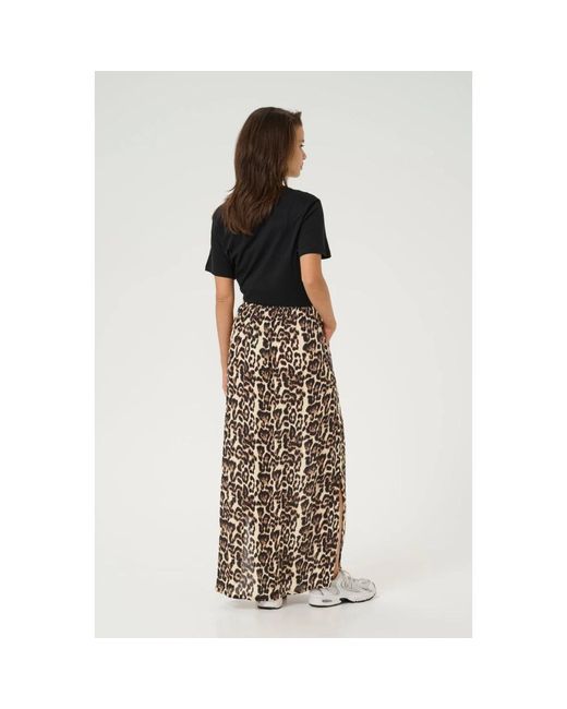 Kaffe Brown Maxi Skirts