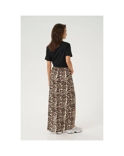 Kaffe Maxi Skirts in het Brown